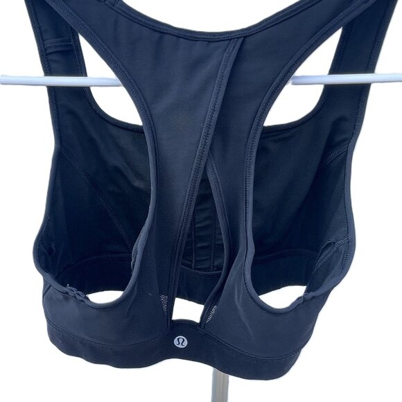 Lululemon Black Sports Bra Size 8 - Picture 8 of 11